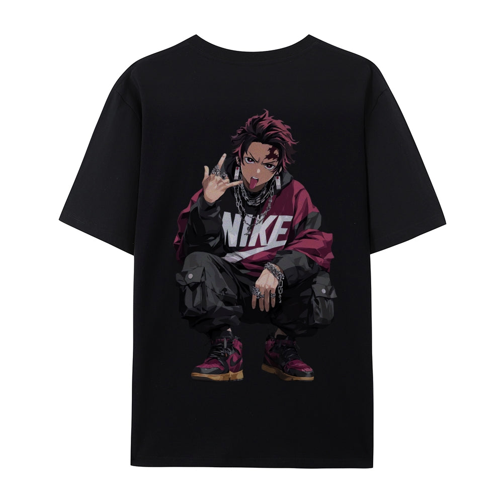 Demon Slayer: Kimetsu no Yaiba - Cotton Unisex Crew Neck Anime T-Shirt