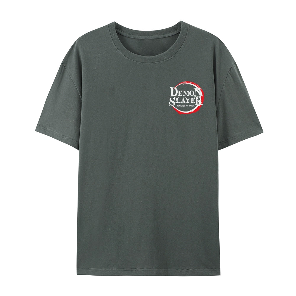 Demon Slayer: Kimetsu no Yaiba - Cotton Unisex Crew Neck Anime T-Shirt