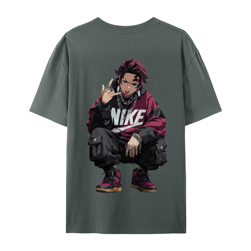 Demon Slayer: Kimetsu no Yaiba - Cotton Unisex Crew Neck Anime T-Shirt