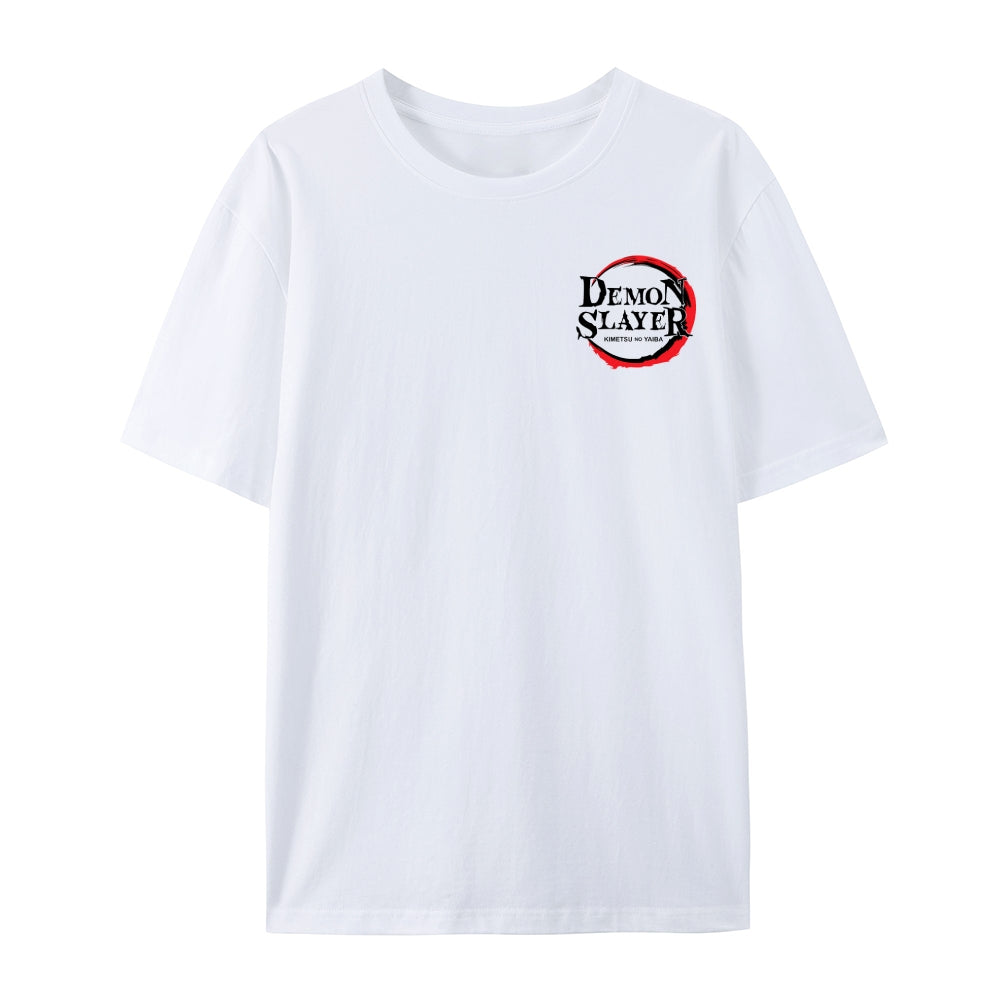 Demon Slayer: Kimetsu no Yaiba - Cotton Unisex Crew Neck Anime T-Shirt