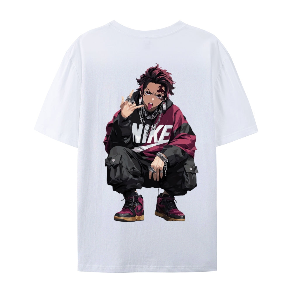 Demon Slayer: Kimetsu no Yaiba - Cotton Unisex Crew Neck Anime T-Shirt