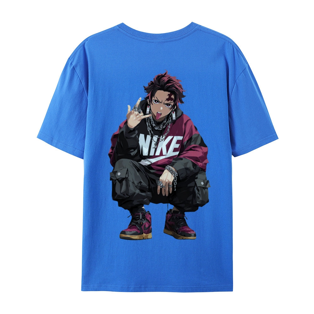 Demon Slayer: Kimetsu no Yaiba - Cotton Unisex Crew Neck Anime T-Shirt