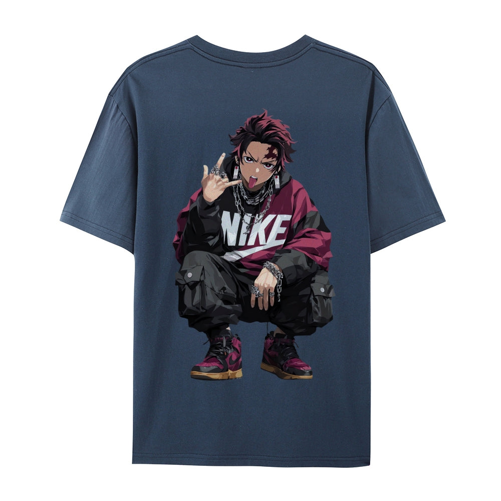 Demon Slayer: Kimetsu no Yaiba - Cotton Unisex Crew Neck Anime T-Shirt