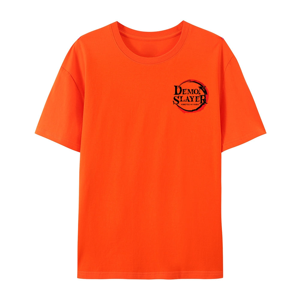 Demon Slayer: Kimetsu no Yaiba - Cotton Unisex Crew Neck Anime T-Shirt