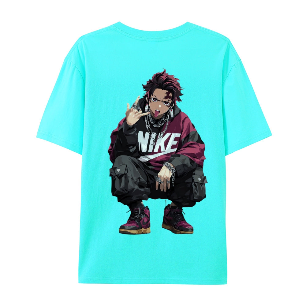 Demon Slayer: Kimetsu no Yaiba - Cotton Unisex Crew Neck Anime T-Shirt