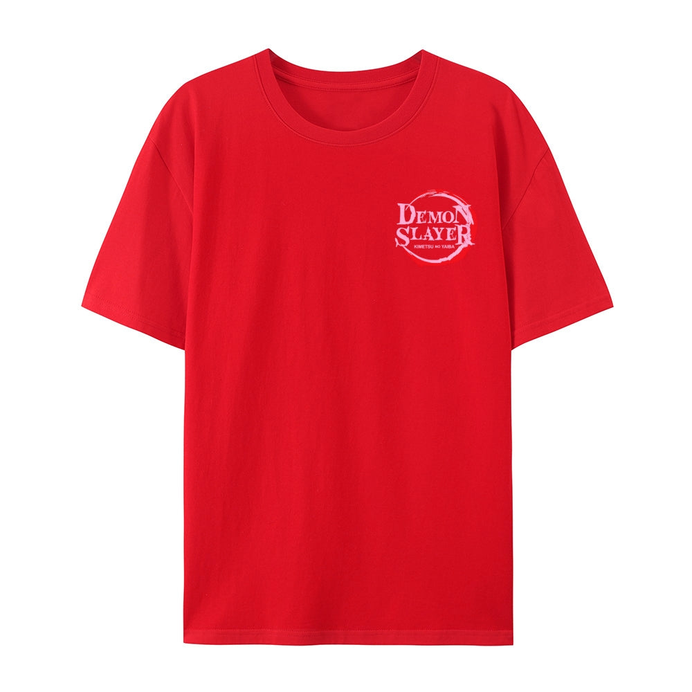 Demon Slayer: Kimetsu no Yaiba - Cotton Unisex Crew Neck Anime T-Shirt