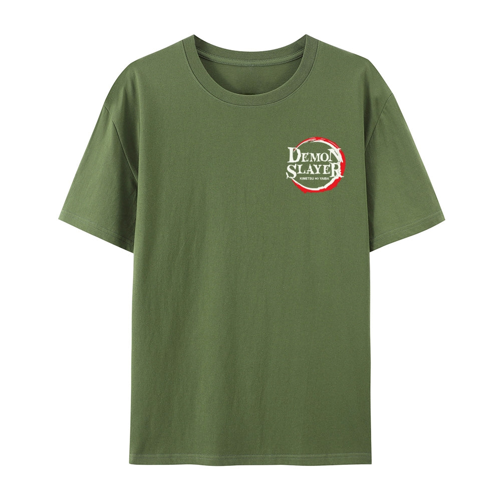 Demon Slayer: Kimetsu no Yaiba - Cotton Unisex Crew Neck Anime T-Shirt