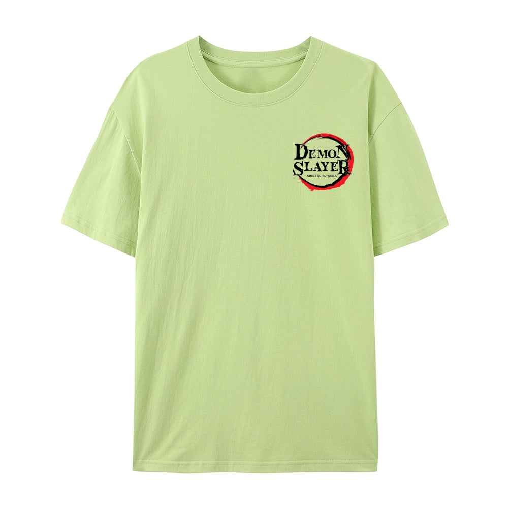 Demon Slayer: Kimetsu no Yaiba - Cotton Unisex Crew Neck Anime T-Shirt