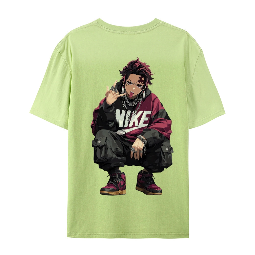 Demon Slayer: Kimetsu no Yaiba - Cotton Unisex Crew Neck Anime T-Shirt
