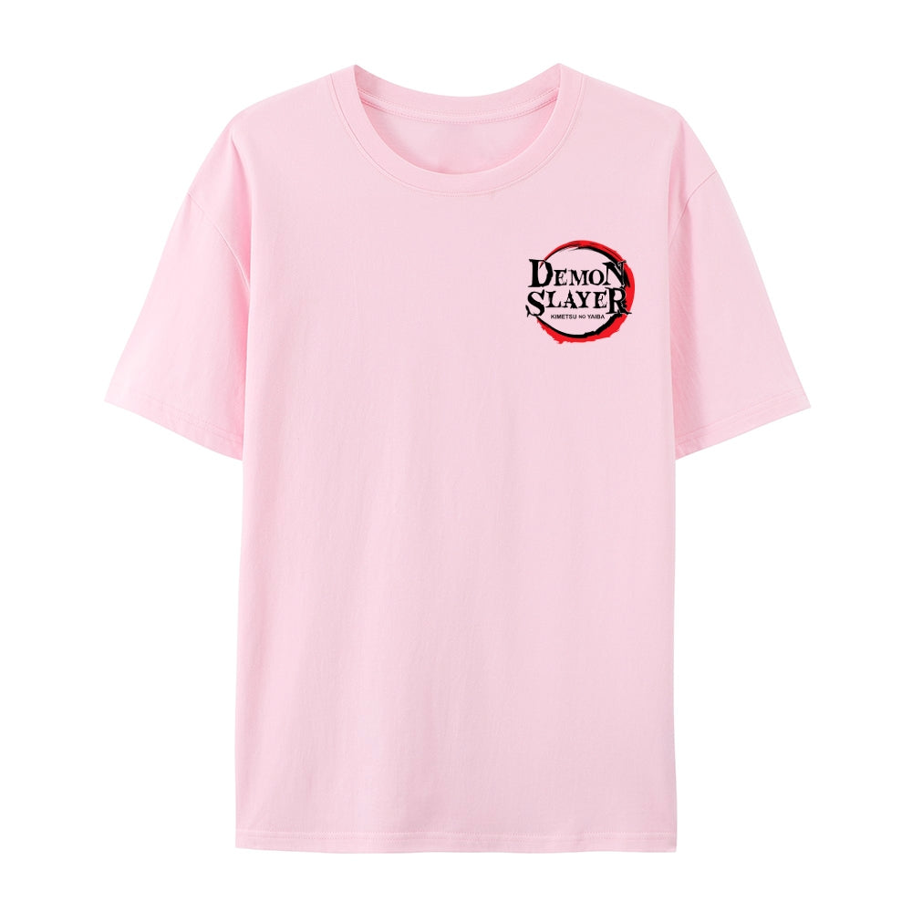 Demon Slayer: Kimetsu no Yaiba - Cotton Unisex Crew Neck Anime T-Shirt