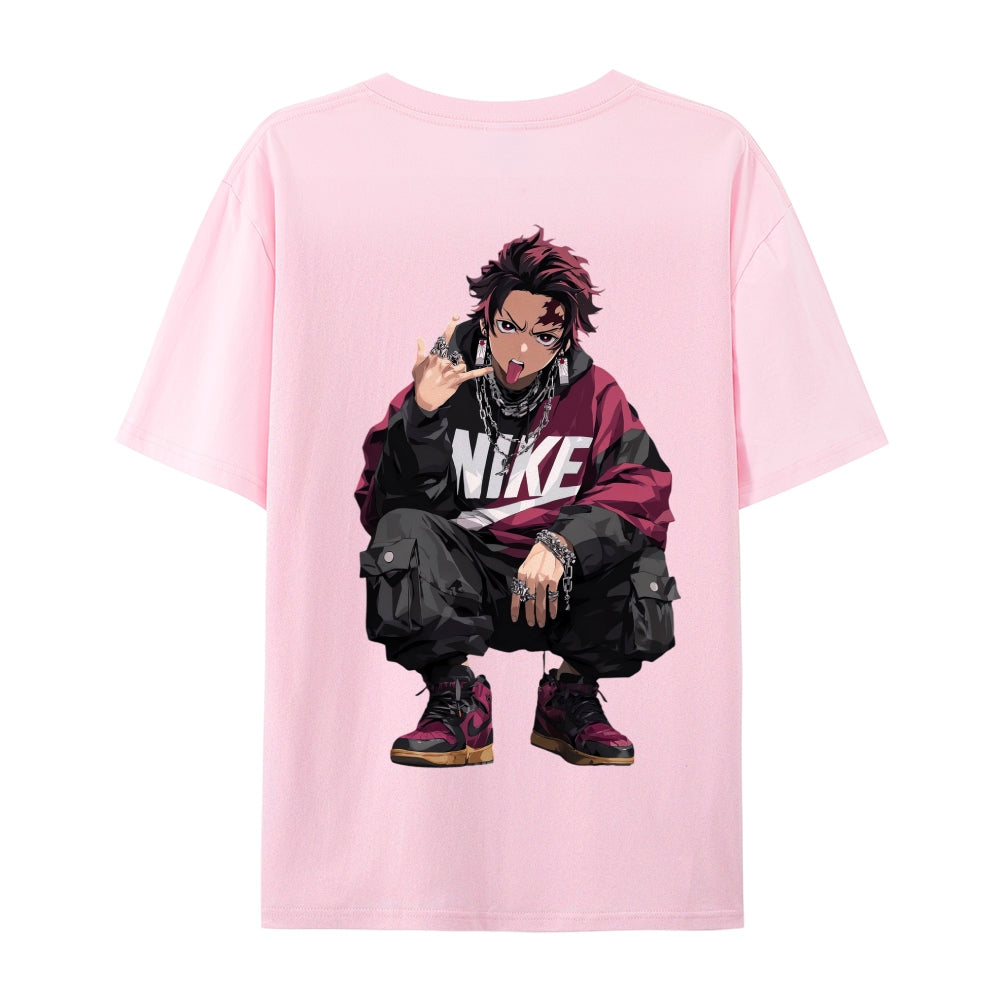 Demon Slayer: Kimetsu no Yaiba - Cotton Unisex Crew Neck Anime T-Shirt