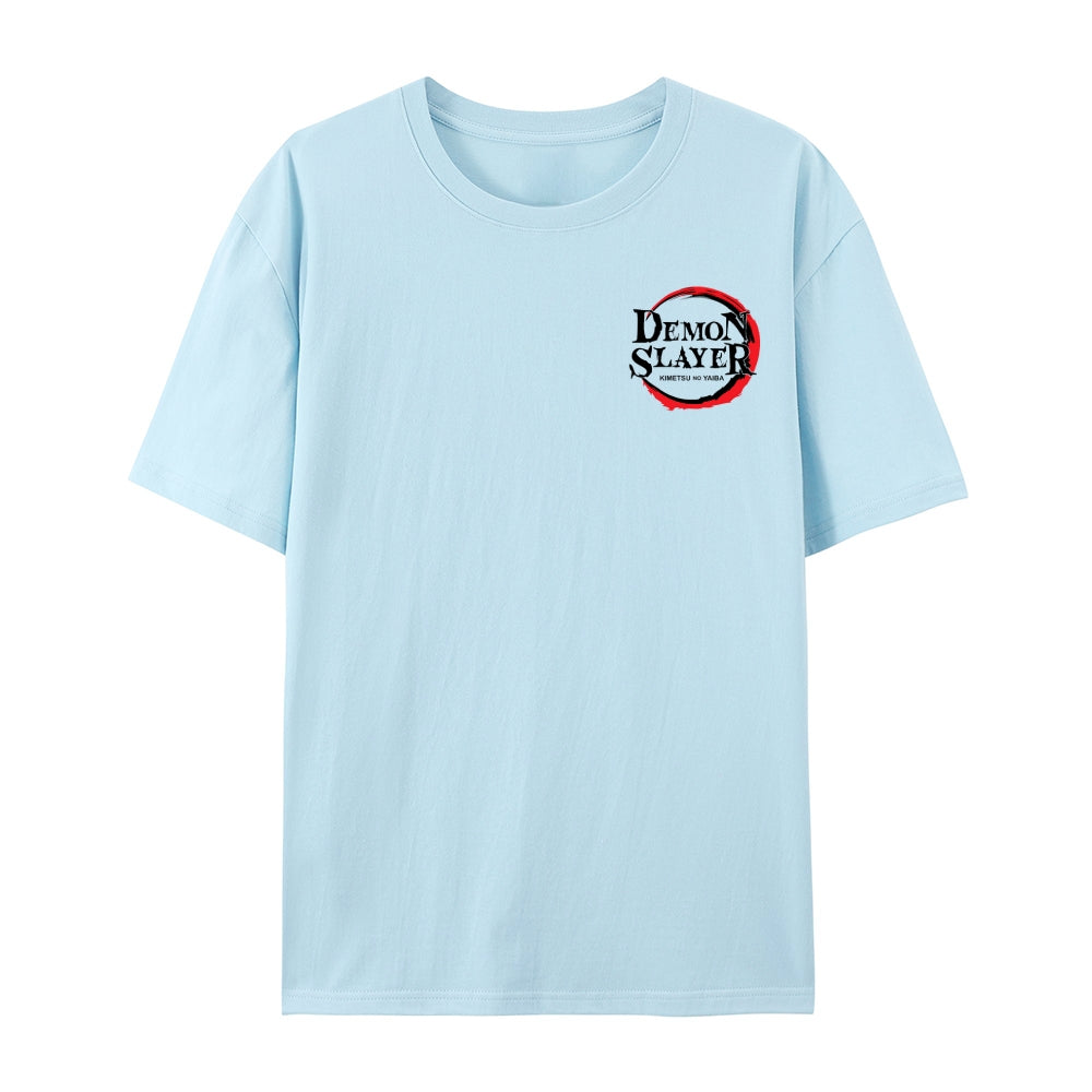 Demon Slayer: Kimetsu no Yaiba - Cotton Unisex Crew Neck Anime T-Shirt
