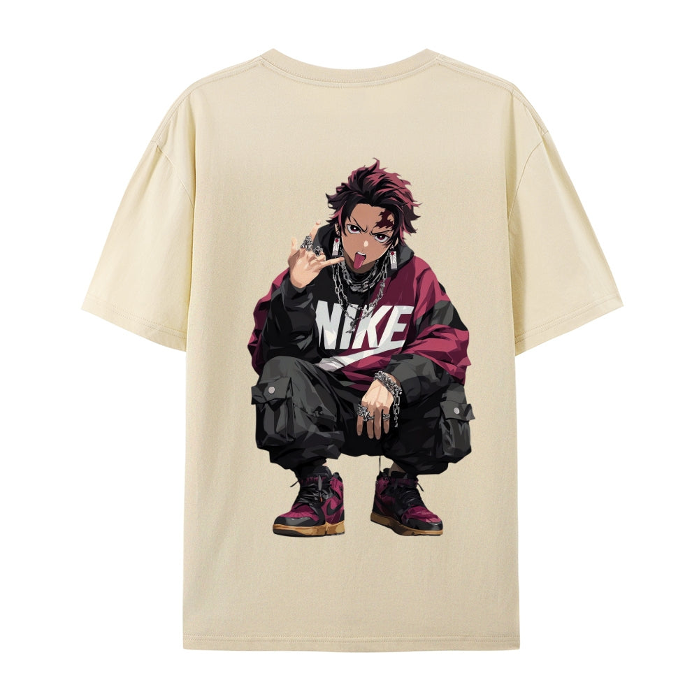 Demon Slayer: Kimetsu no Yaiba - Cotton Unisex Crew Neck Anime T-Shirt