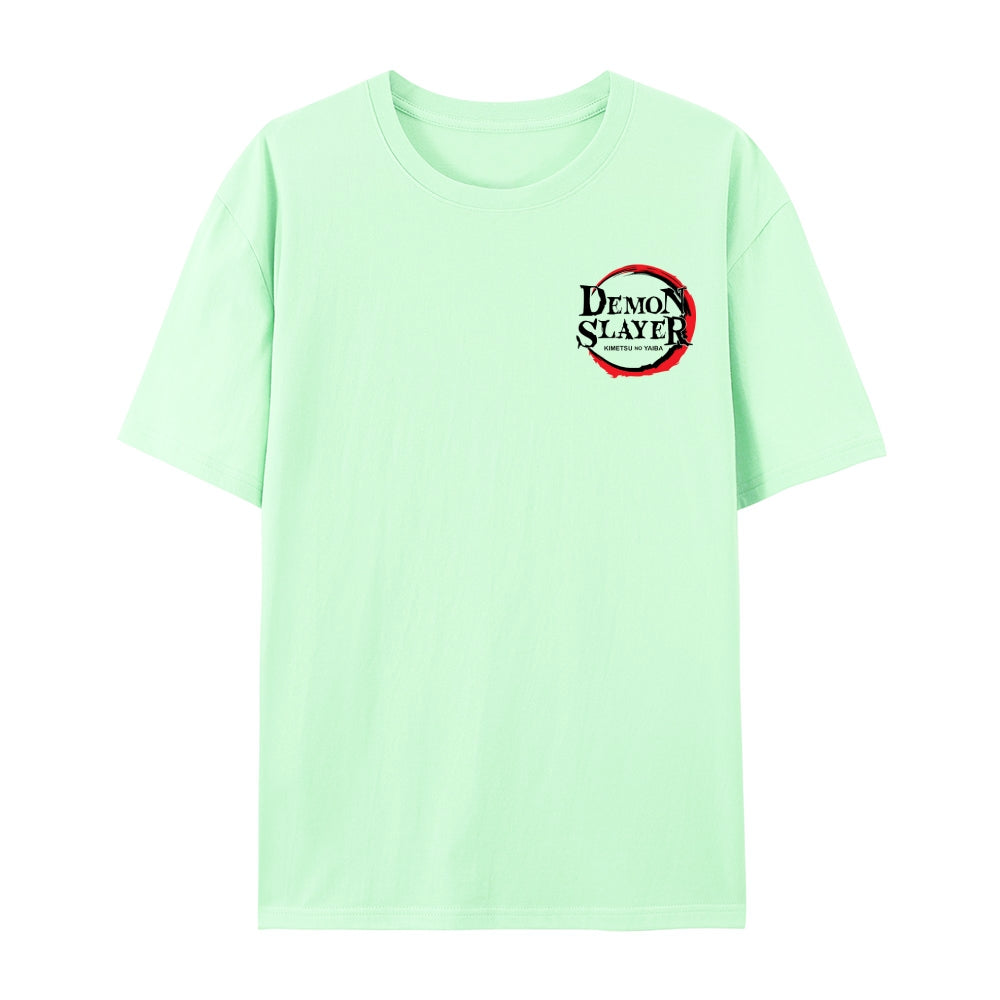 Demon Slayer: Kimetsu no Yaiba - Cotton Unisex Crew Neck Anime T-Shirt