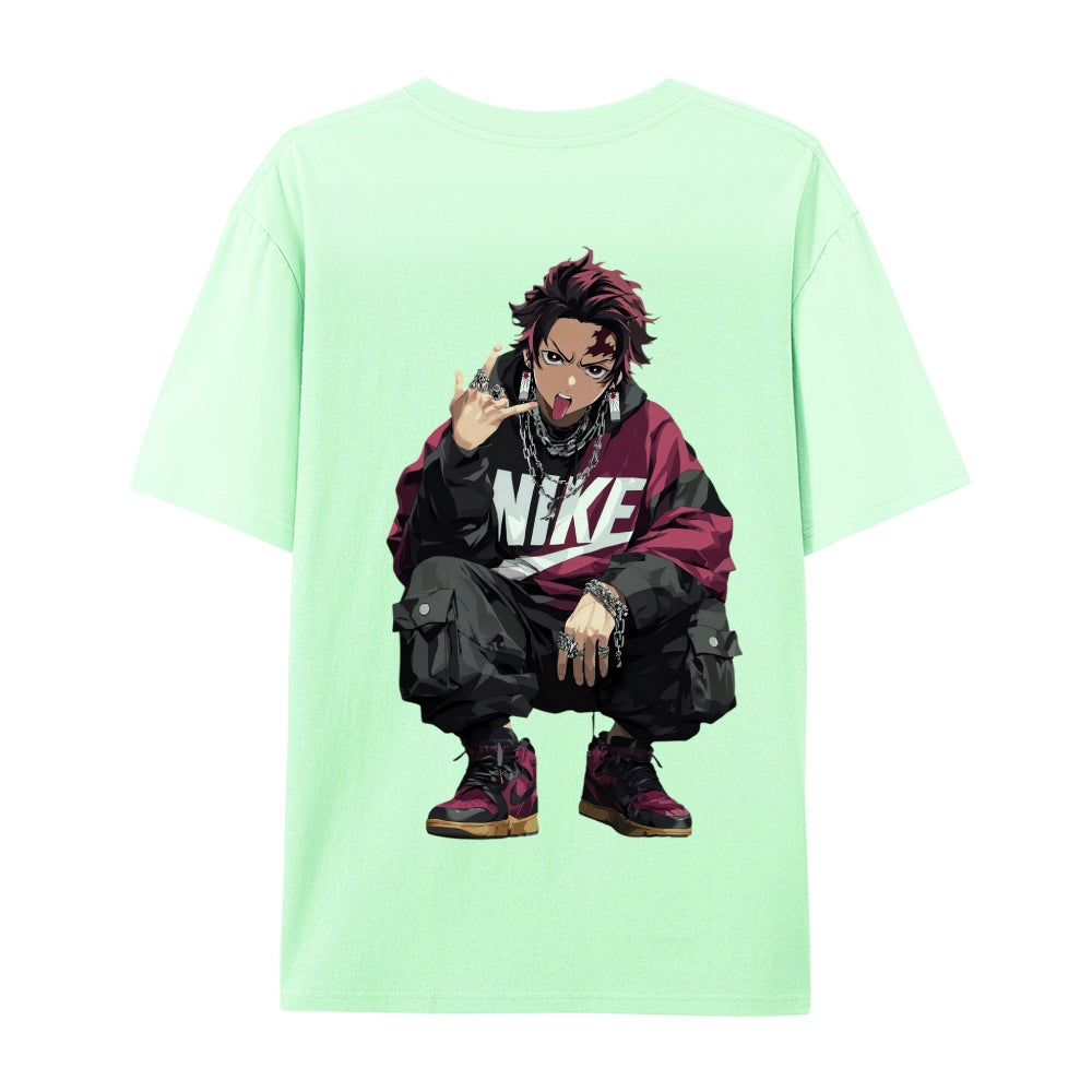 Demon Slayer: Kimetsu no Yaiba - Cotton Unisex Crew Neck Anime T-Shirt