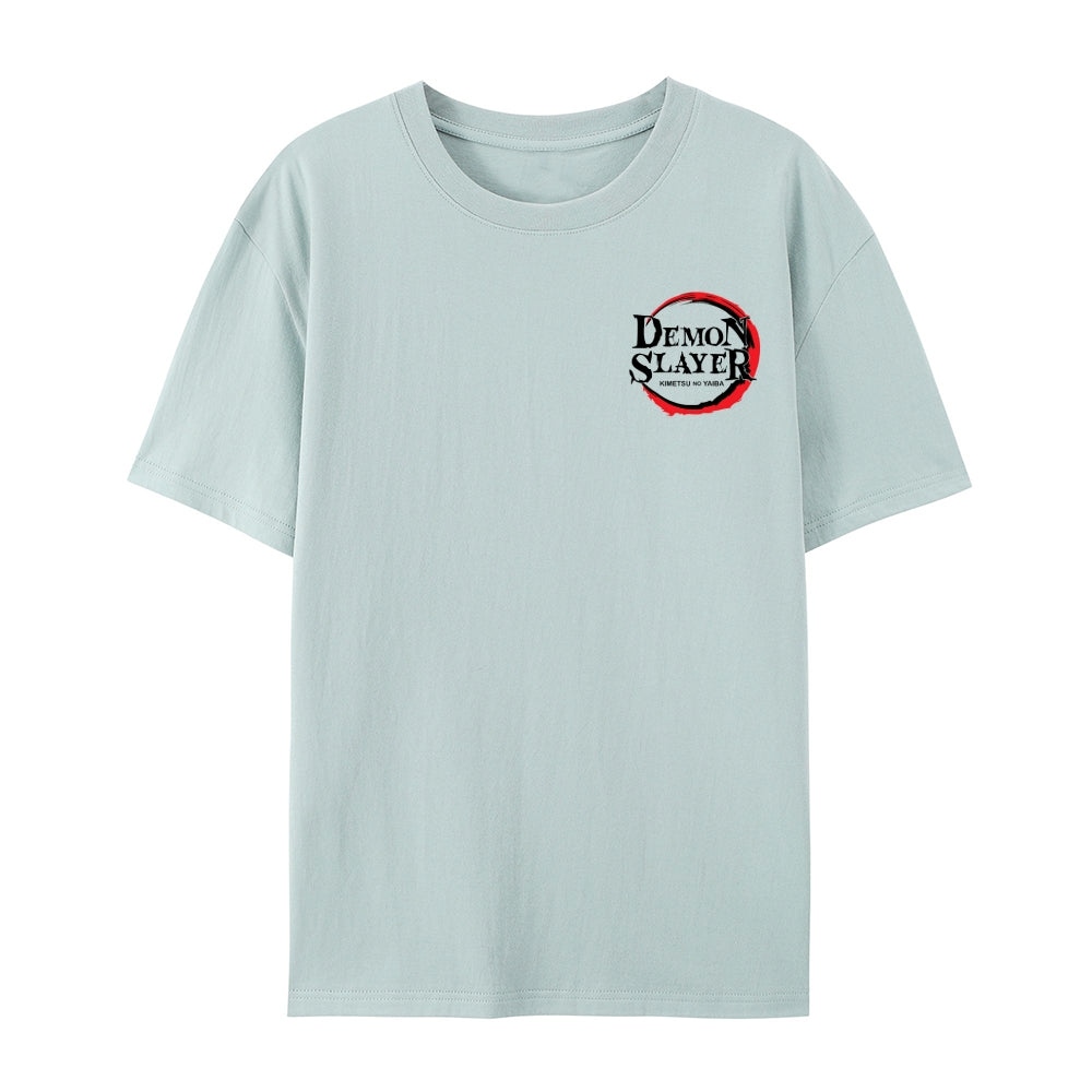 Demon Slayer: Kimetsu no Yaiba - Cotton Unisex Crew Neck Anime T-Shirt