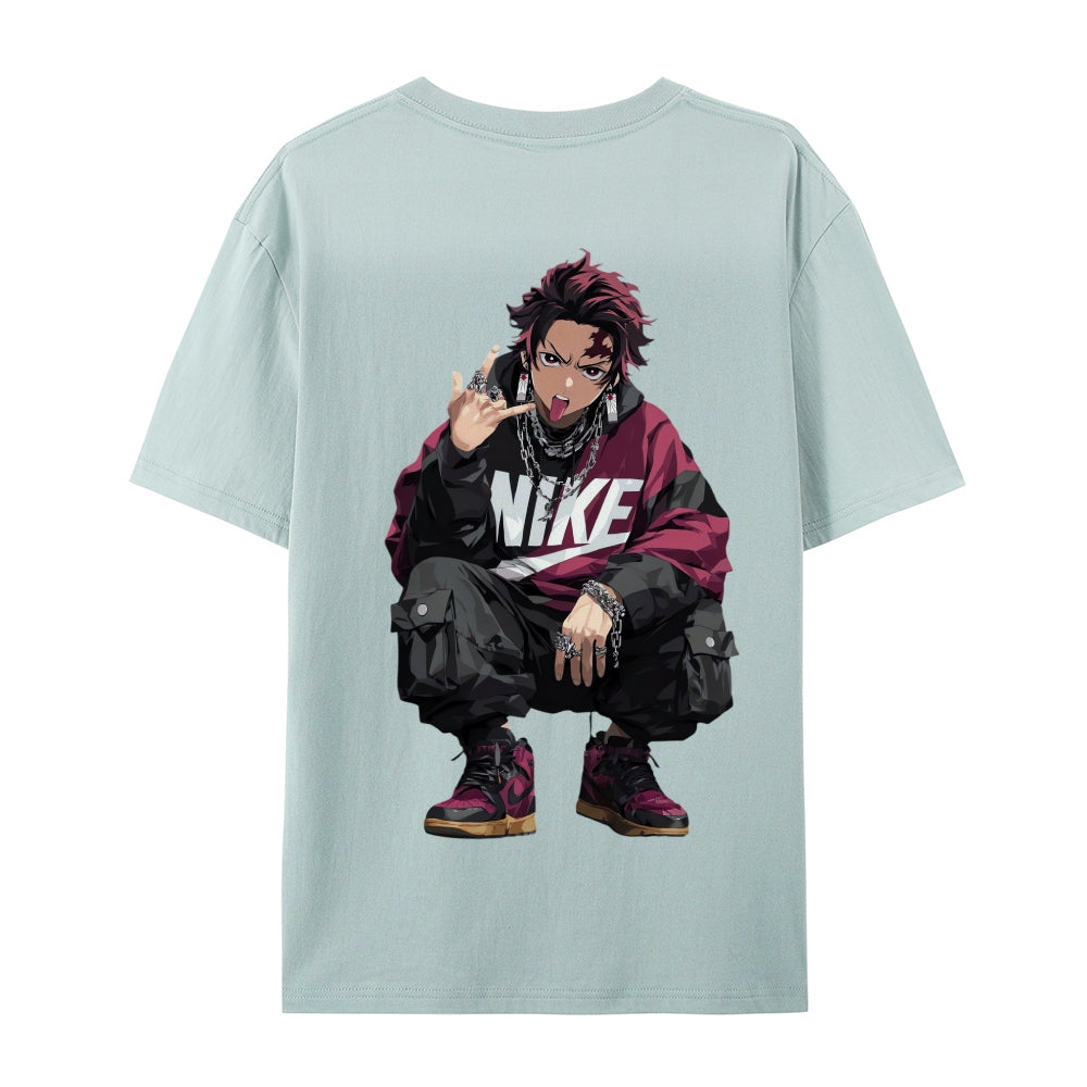 Demon Slayer: Kimetsu no Yaiba - Cotton Unisex Crew Neck Anime T-Shirt