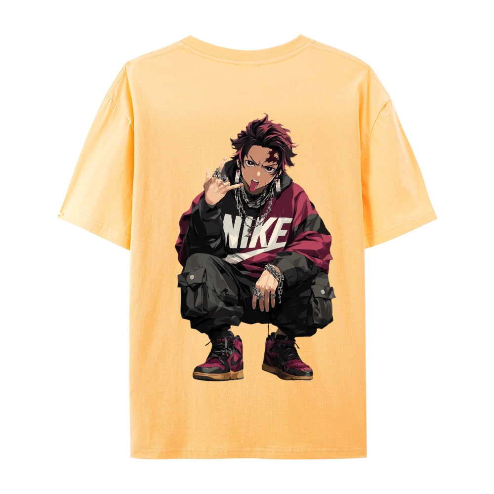 Demon Slayer: Kimetsu no Yaiba - Cotton Unisex Crew Neck Anime T-Shirt