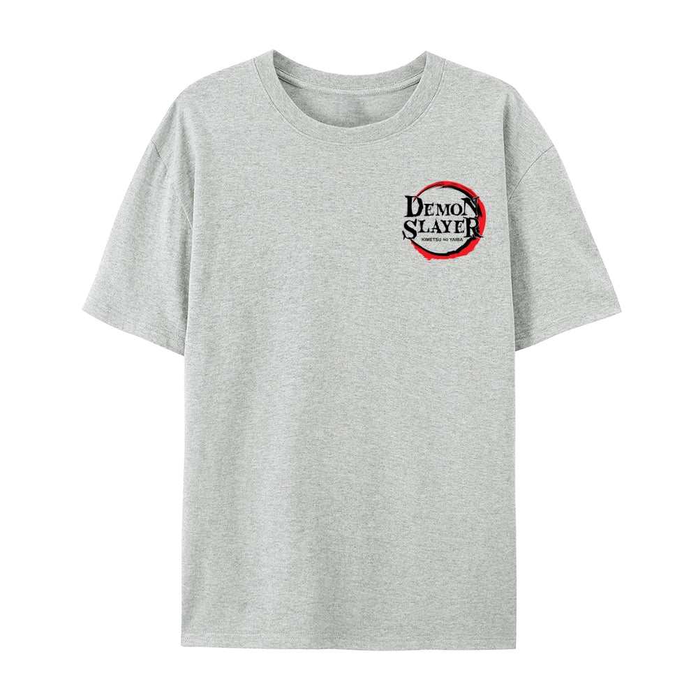Demon Slayer: Kimetsu no Yaiba - Cotton Unisex Crew Neck Anime T-Shirt