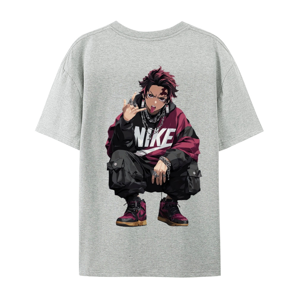 Demon Slayer: Kimetsu no Yaiba - Cotton Unisex Crew Neck Anime T-Shirt