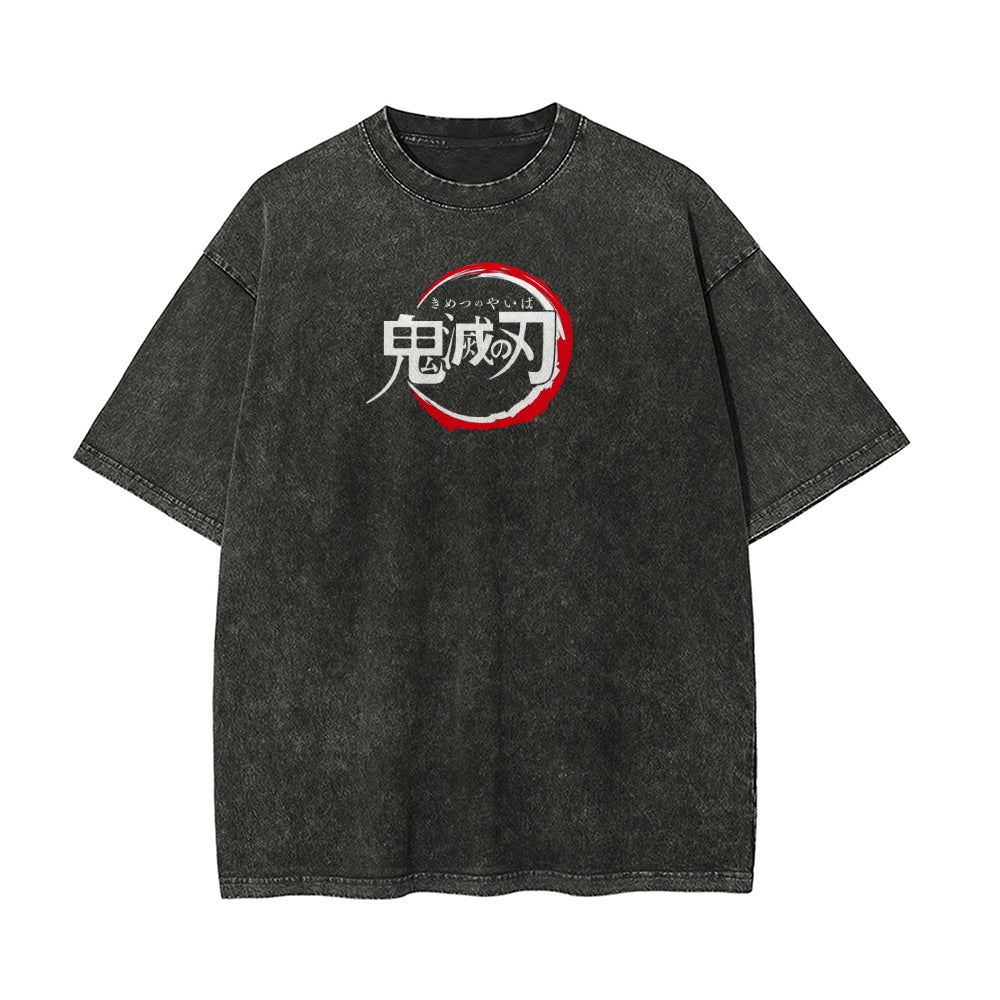 Vintage Oversized T-Shirt Demon Slayer