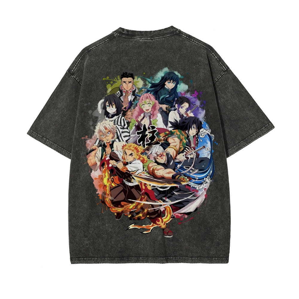 Vintage Oversized T-Shirt Demon Slayer