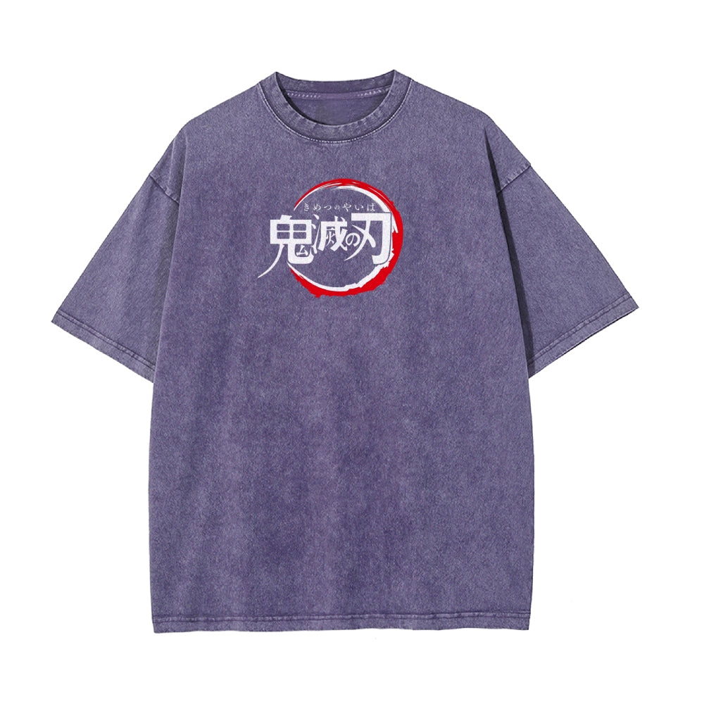 Vintage Oversized T-Shirt Demon Slayer