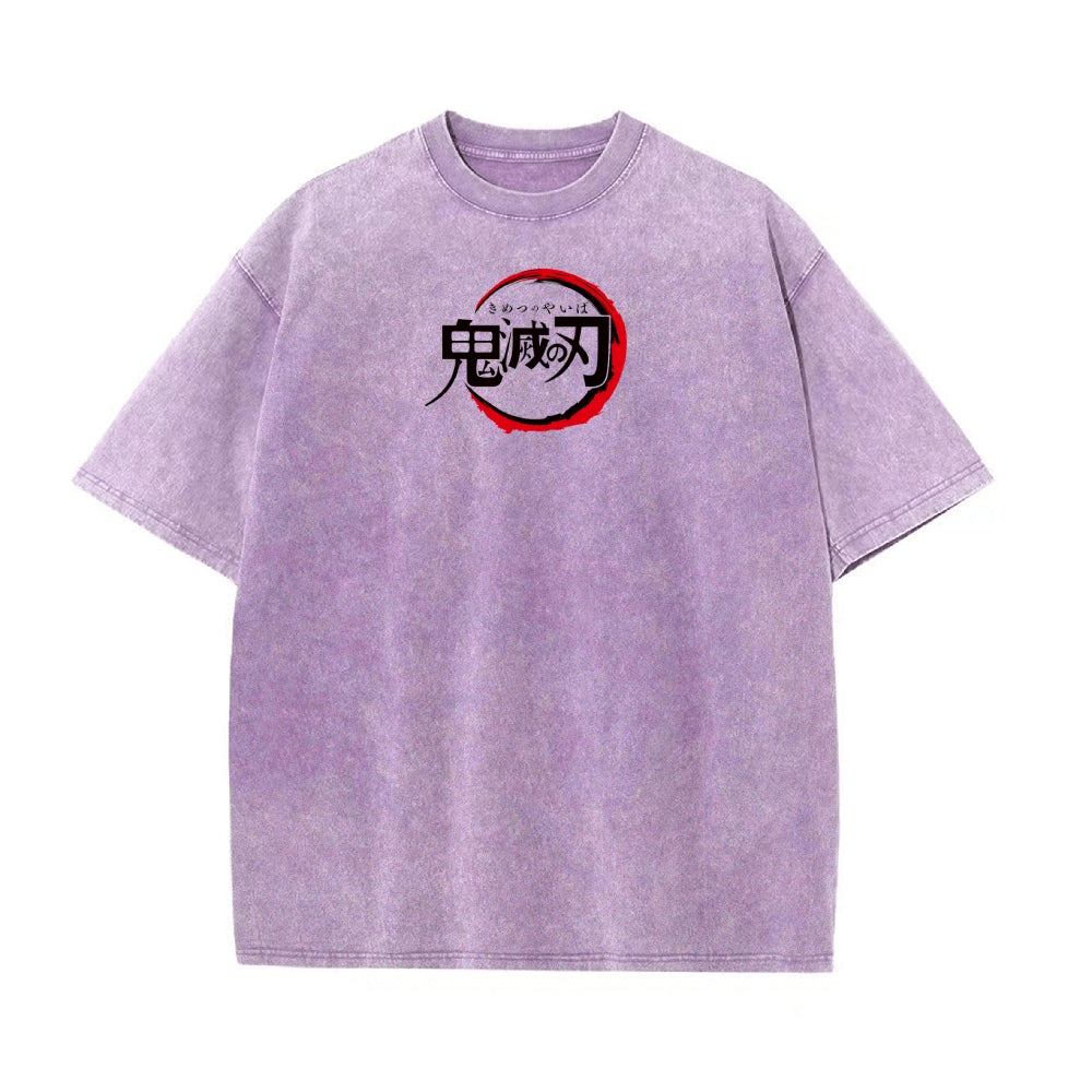 Vintage Oversized T-Shirt Demon Slayer
