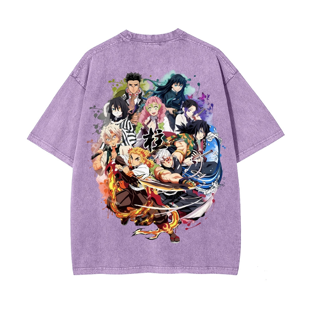 Vintage Oversized T-Shirt Demon Slayer