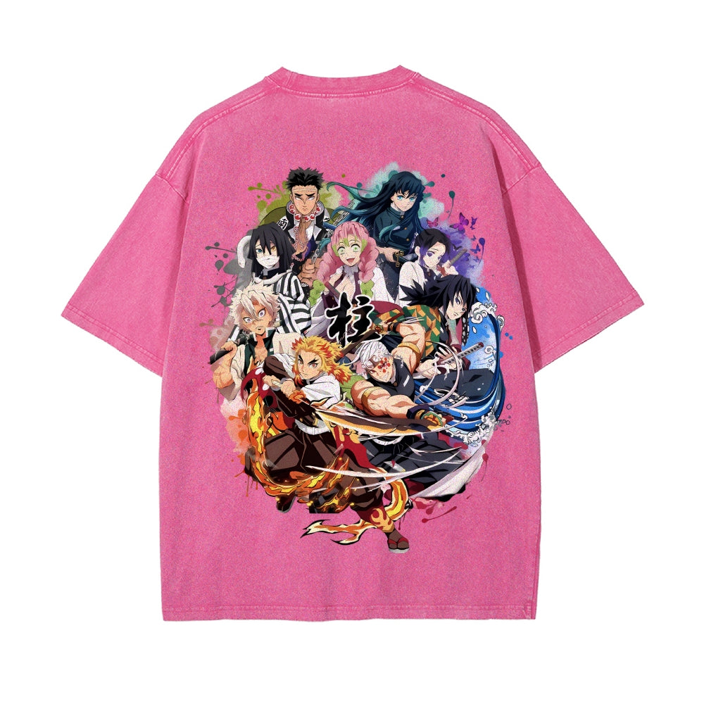 Vintage Oversized T-Shirt Demon Slayer