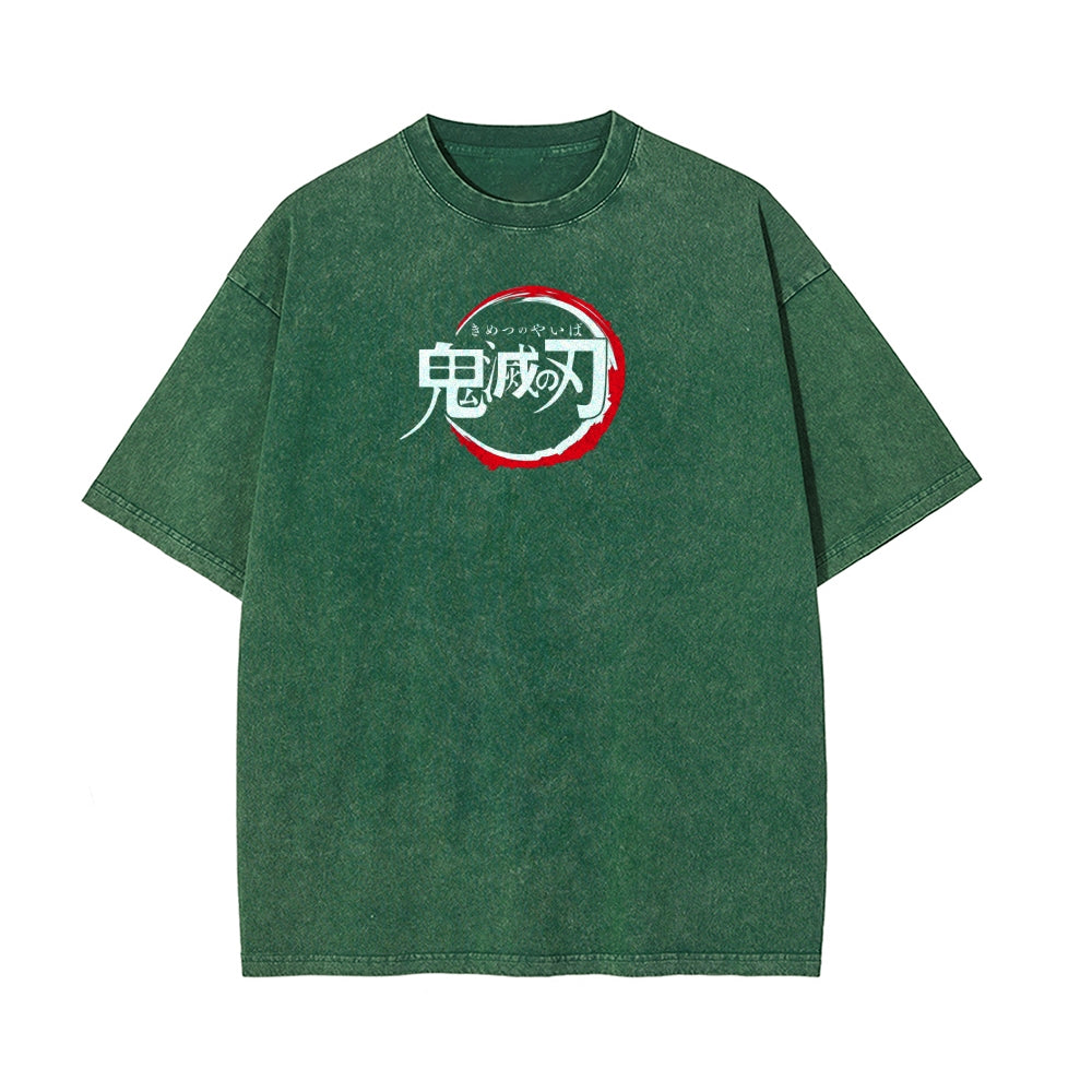 Vintage Oversized T-Shirt Demon Slayer