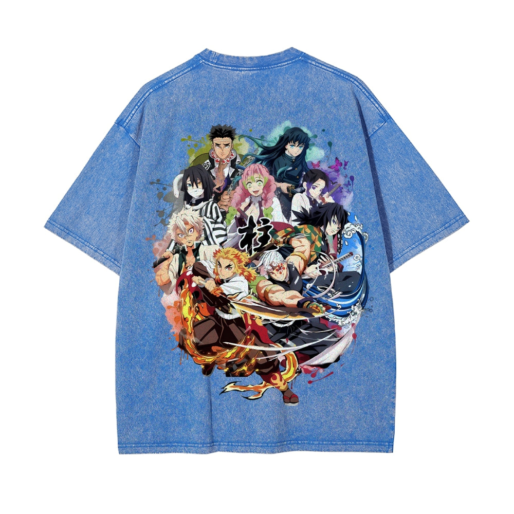 Vintage Oversized T-Shirt Demon Slayer