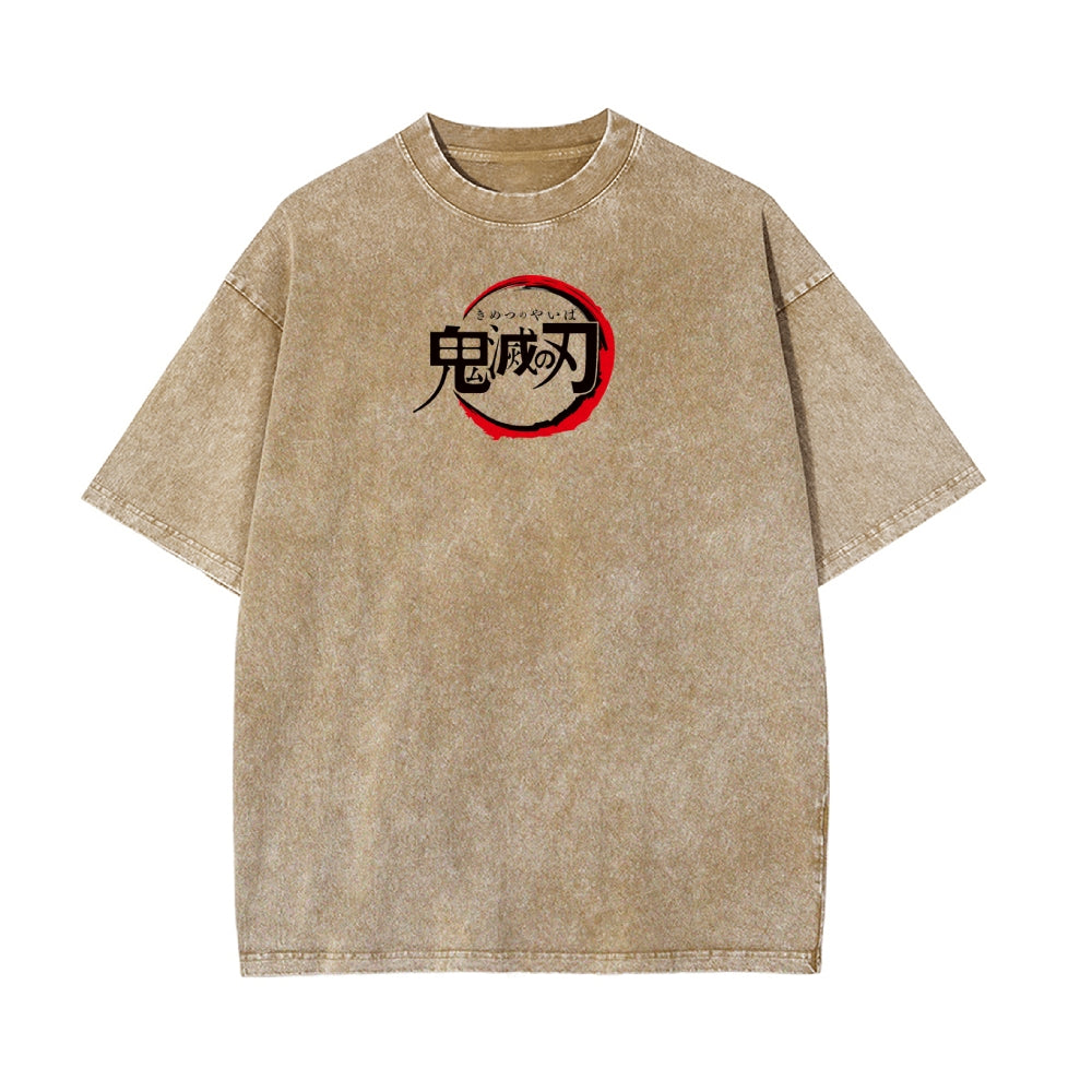 Vintage Oversized T-Shirt Demon Slayer