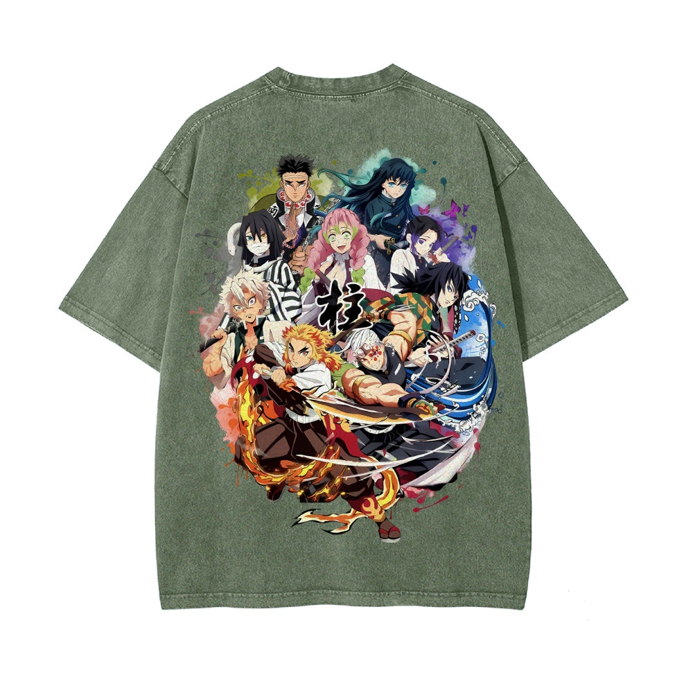 Vintage Oversized T-Shirt Demon Slayer