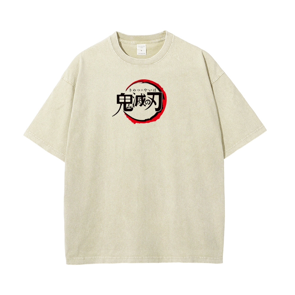 Vintage Oversized T-Shirt Demon Slayer