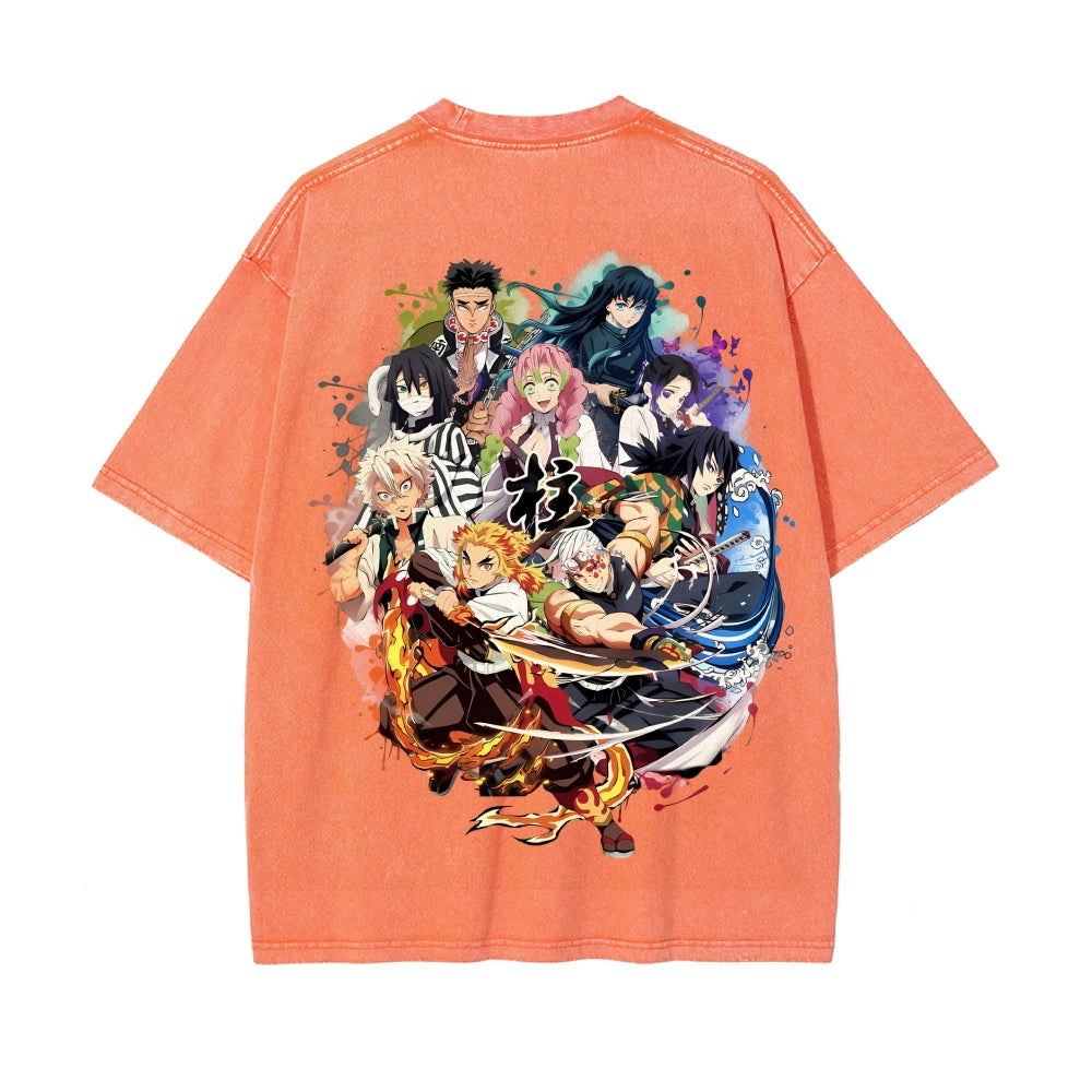 Vintage Oversized T-Shirt Demon Slayer