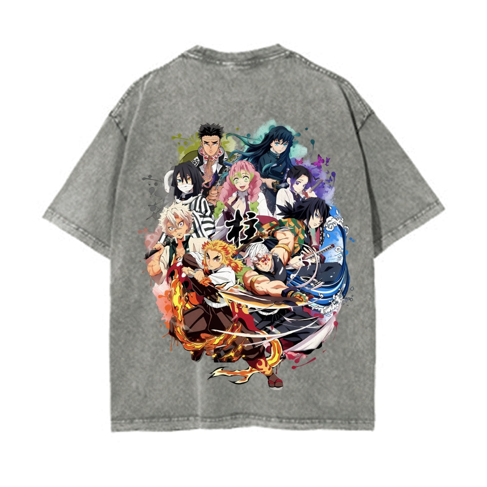 Vintage Oversized T-Shirt Demon Slayer