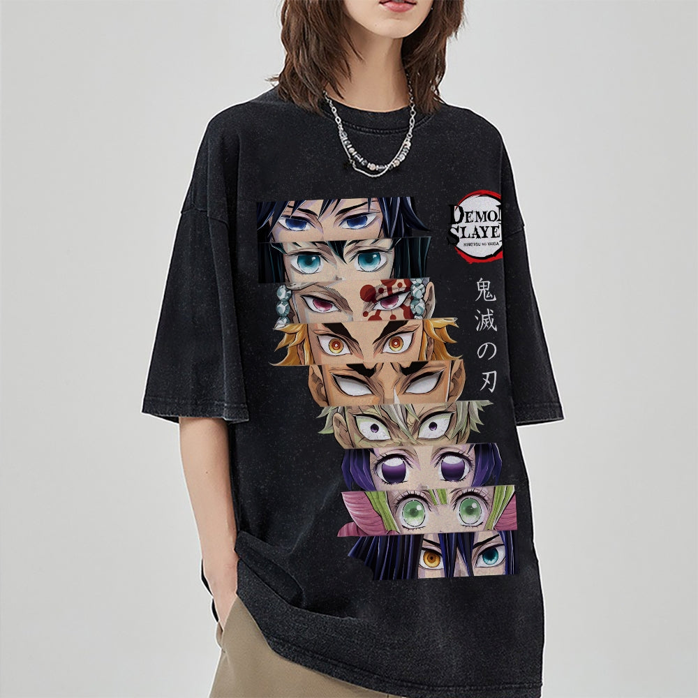 Vintage Oversized T-Shirt Demon Slayer
