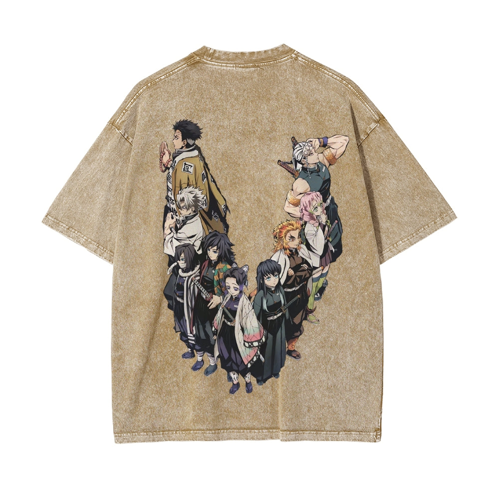 Vintage Oversized T-Shirt Demon Slayer