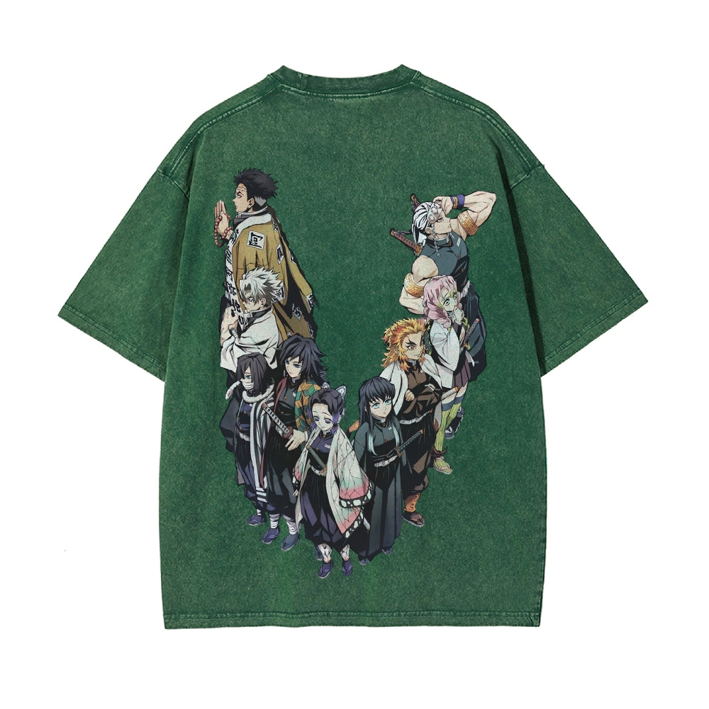 Vintage Oversized T-Shirt Demon Slayer