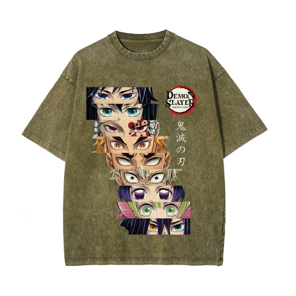 Vintage Oversized T-Shirt Demon Slayer