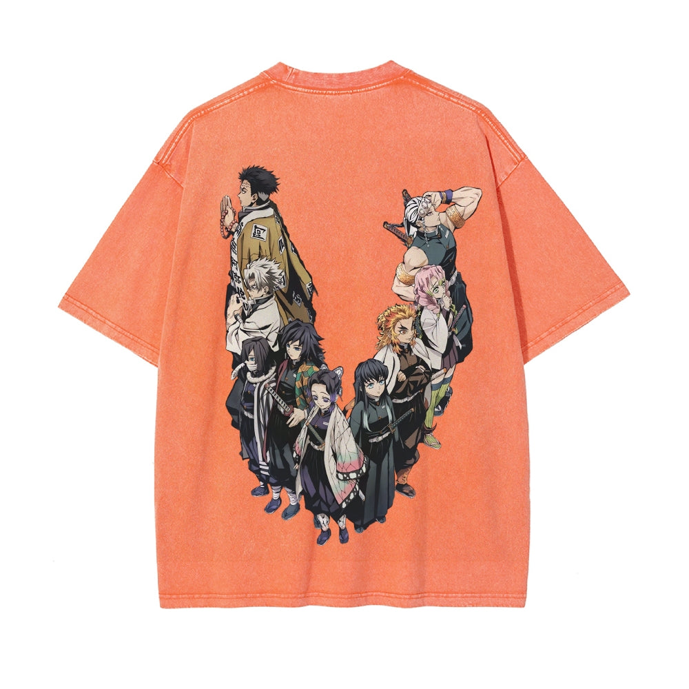 Vintage Oversized T-Shirt Demon Slayer