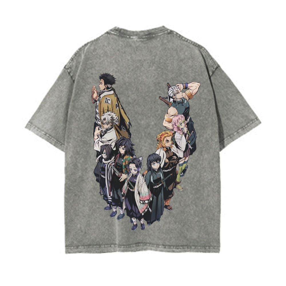 Vintage Oversized T-Shirt Demon Slayer