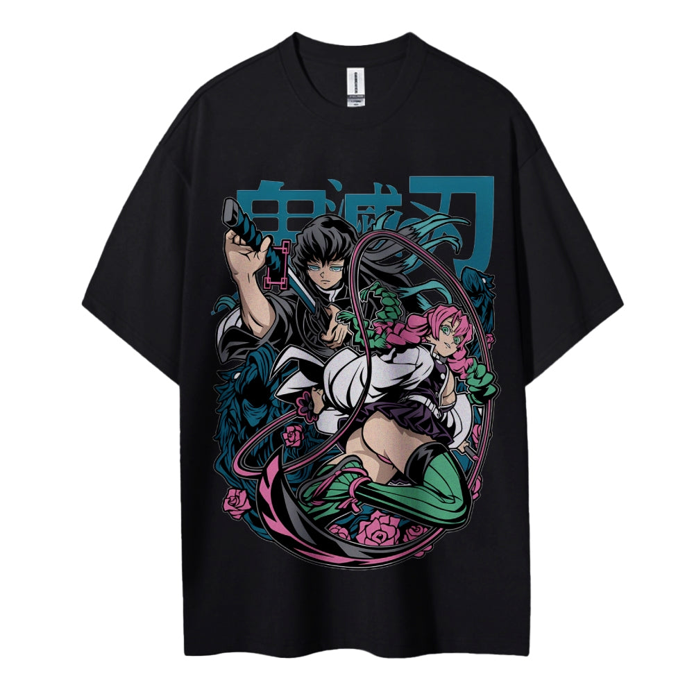 Demon Slayer Cotton Unisex Crew Neck Anime T-Shirt