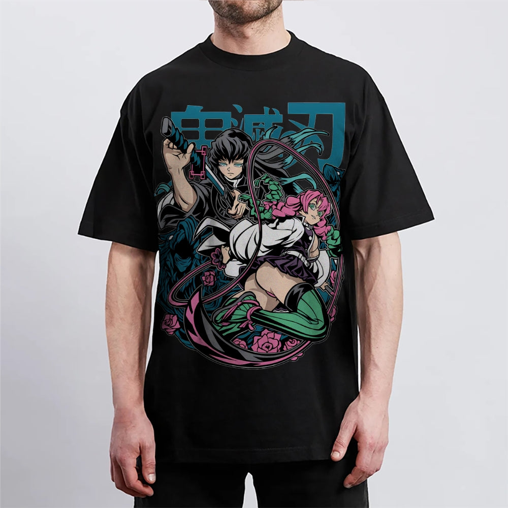 Demon Slayer Cotton Unisex Crew Neck Anime T-Shirt