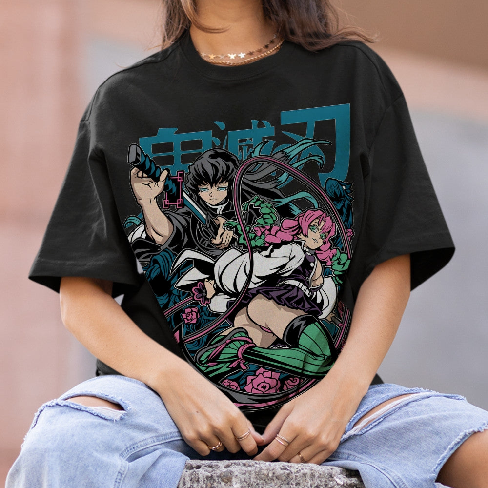 Demon Slayer Cotton Unisex Crew Neck Anime T-Shirt
