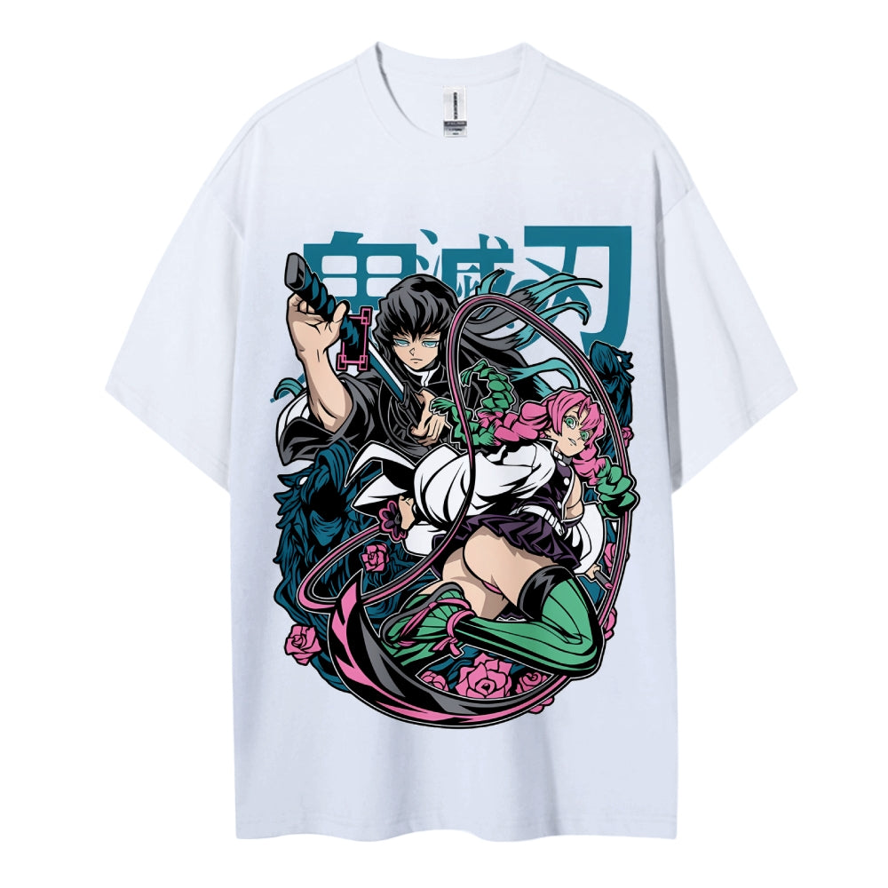 Demon Slayer Cotton Unisex Crew Neck Anime T-Shirt
