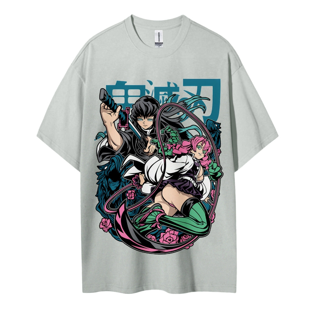 Demon Slayer Cotton Unisex Crew Neck Anime T-Shirt