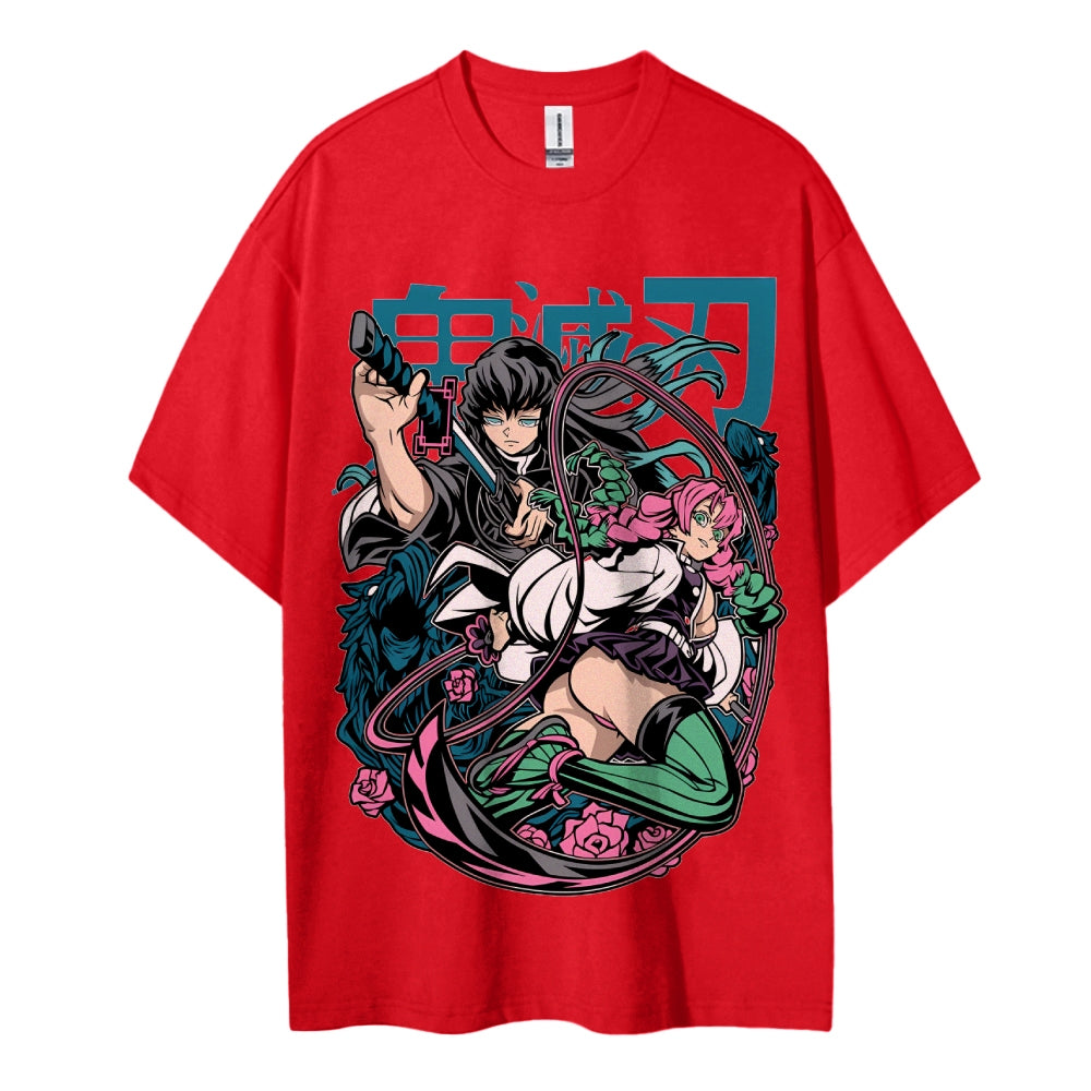 Demon Slayer Cotton Unisex Crew Neck Anime T-Shirt