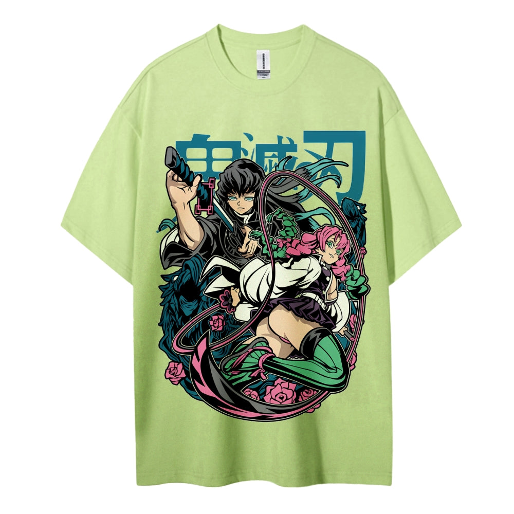 Demon Slayer Cotton Unisex Crew Neck Anime T-Shirt